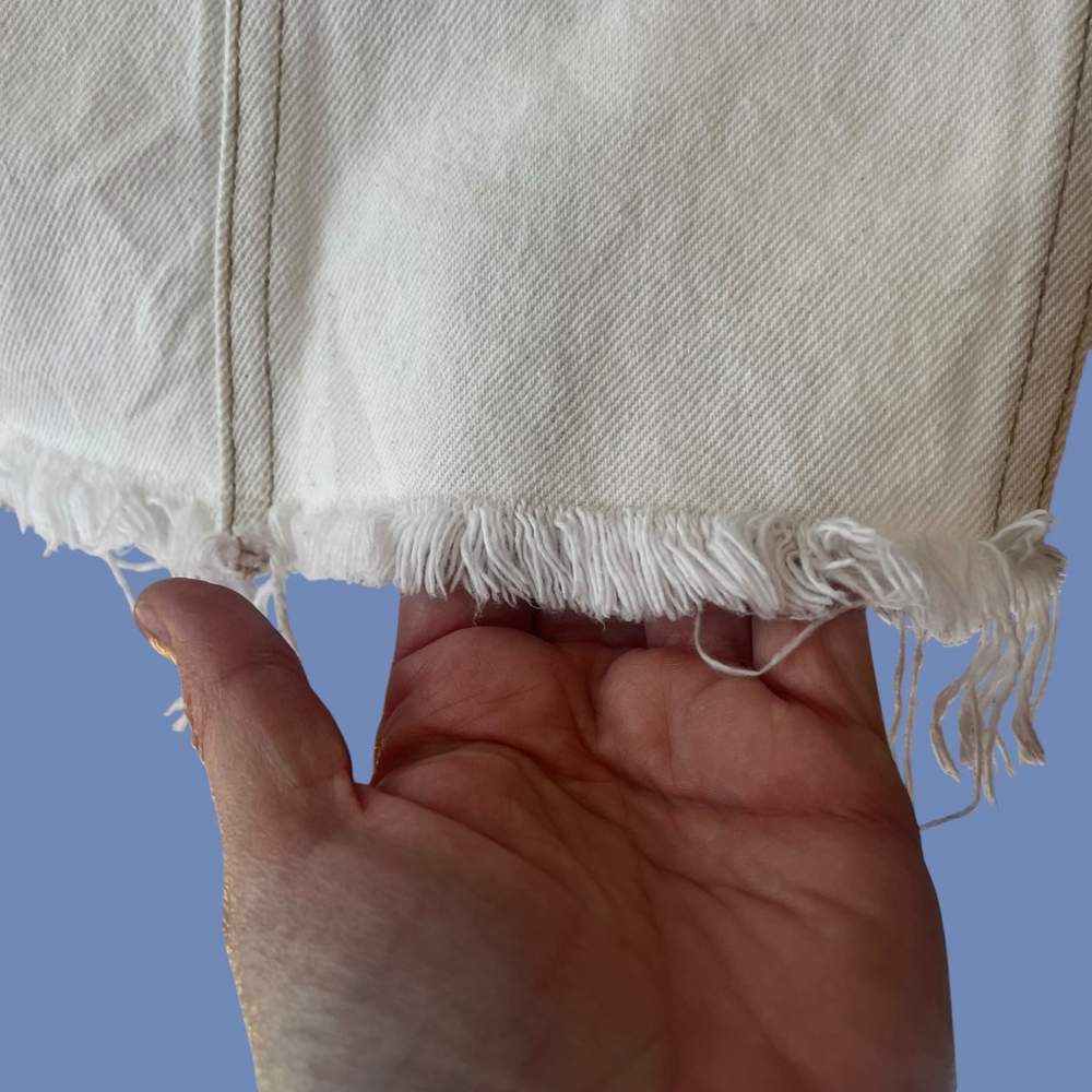 Free People We The Free Mambo White Wash Denim Midi Skirt, 28 - Picture 14 of 16